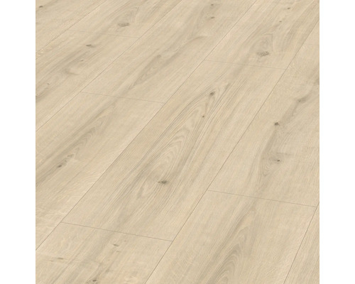 Ljust laminatgolv med trästruktur