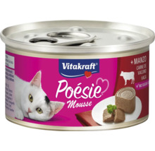 Vitakraft Poesie Mousse kattmat med nötkött i burk