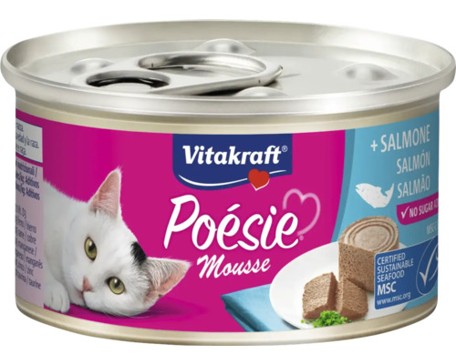 Kattmat VITAKRAFT Poésie Lax Mousse 85g
