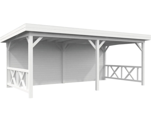 Paviljong PALMAKO Lenna 16,6m² set 308 588x300cm vit