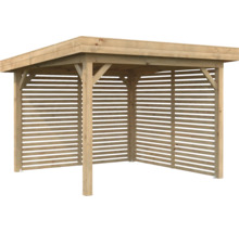 Paviljong PALMAKO Lenna 8,3m² set 302 300x300cm doppimpregnerad brun