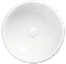 Rund tvättställsskål av keramik