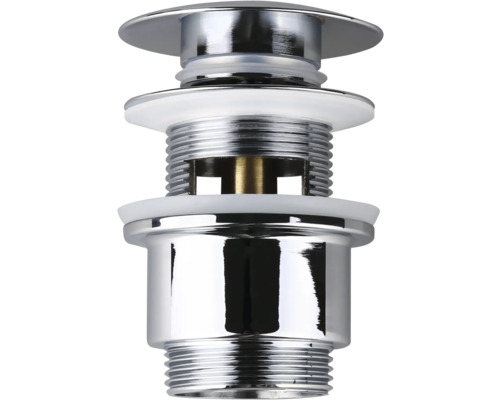 Ventilstopp i metall för tvättställ