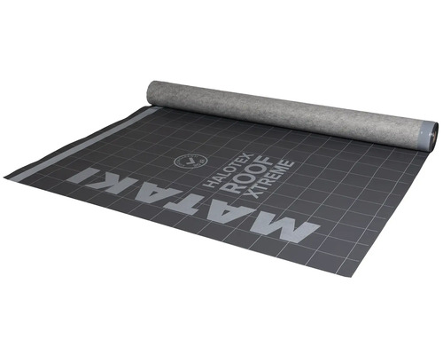 Takpapprulle med rutmönster och MATAKI -bokstäver