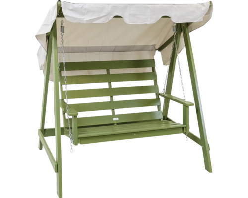 Hammock EDEN WOOD Mellby 2-sits grön utan tak & dynor