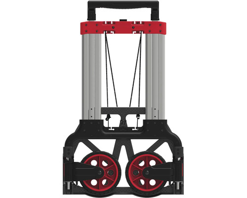 Säckkärra med handtag, aluminiumram och hjul