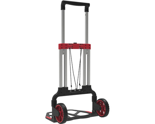 Säckkärra med utdragbart handtag och hjul