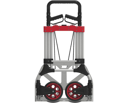 Säckkärra med två hjul, aluminiumram och teleskophandtag