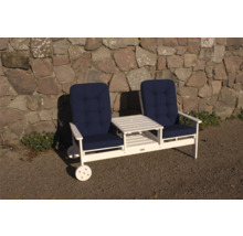 Soffa EDEN WOOD Du o Ja vit