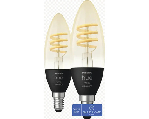 LED-lampa PHILIPS HUE Candle E14 2-pack