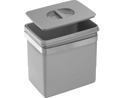 Avfallsbehållare med lock