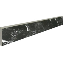 Sockel MIRAVA Lucca nero svart polerad marmoroptik 10x60 cm