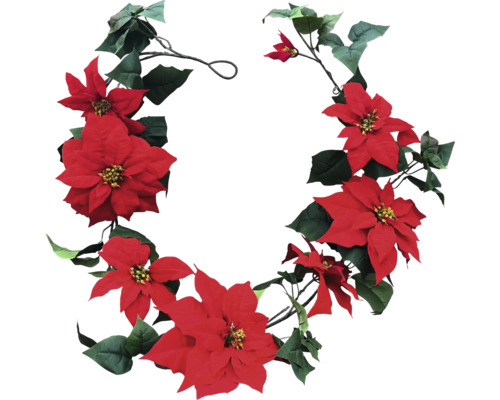 Dekorativ julstjärne girlang