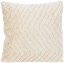 Prydnadskudde med sicksackmönster