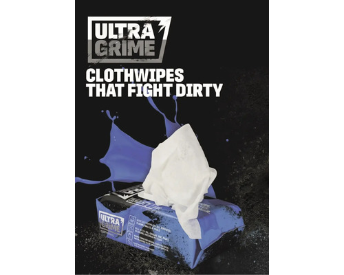 Ultra Grime rengöringsdukar för att bekämpa smuts