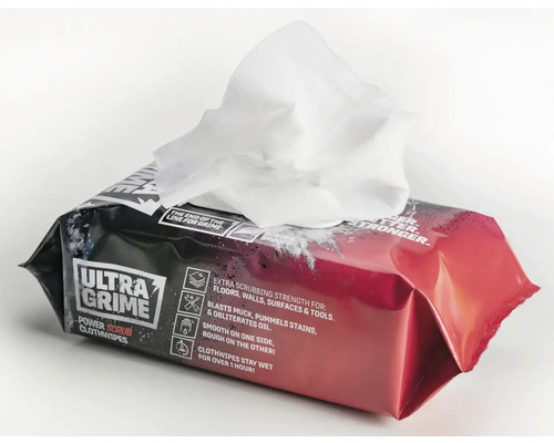 Förpackning Ultra Grime rengöringsdukar
