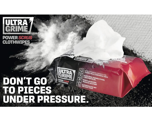 Ultra Grime Power Scrub rengöringsdukar för golv, väggar, ytor och verktyg