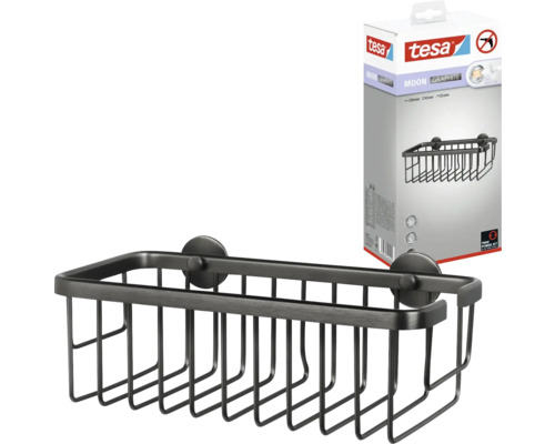 Tesa Moon Graphite duschkorg för väggmontering
