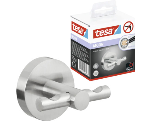 Tesa Moon självhäftande krok med förpackning