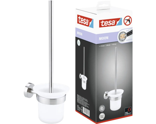 Tesa Moon toalettset med hållare och förpackning