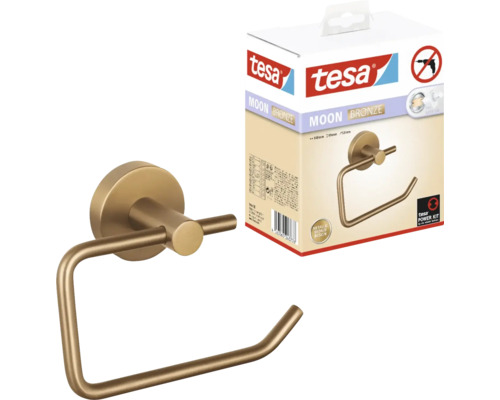 Tesa Moon Bronze toalettpappershållare med förpackning
