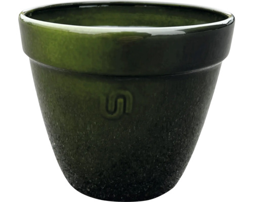 Blomkruka Alice metall Ø26x24cm grön Planteringskärl av keramik