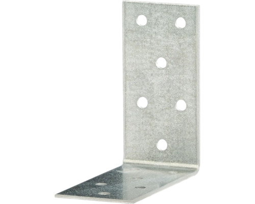 Spikplåtsvinkel JOMA 2,0x80x80x40mm varmförzinkad Vinkelbeslag av metall med hål