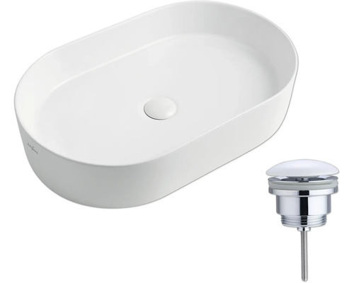 Jungborn tvättställ av keramik med avloppssats