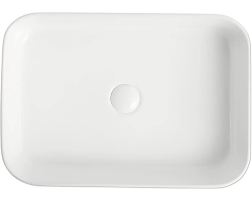 Tvättställ för bänkskiva i rektangulär form