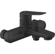 Svart utanpåliggande badkarsblandare