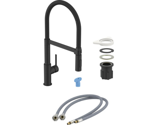 Köksblandare med tillbehör