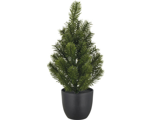 Konstgjord gran i kruka för dekoration
