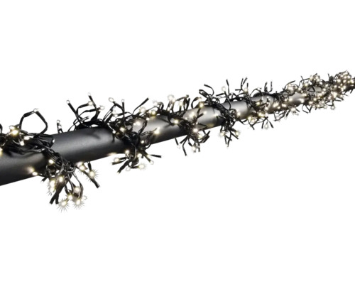 Ljusslinga KONSTSMIDE kluster 576 varmvita LED Ljusstake med ljus på en stång