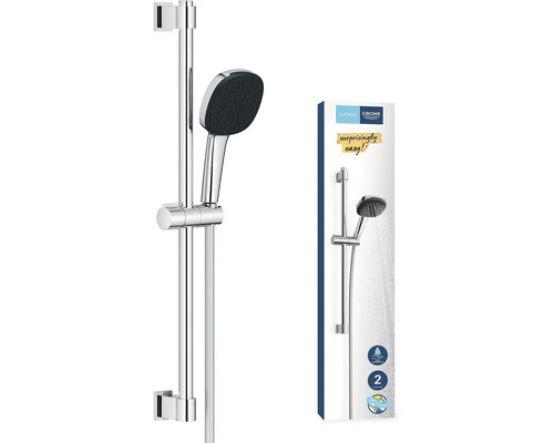 Duschstångsset med handdusch och förpackning