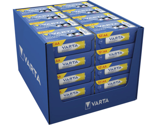 Varta Universal Energy AA-batteripack med 12 stycken
