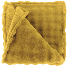 Fyrkantig, hopfälld fleecefilt