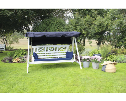 Hammock EDEN WOOD Holmsund 3-sits vit