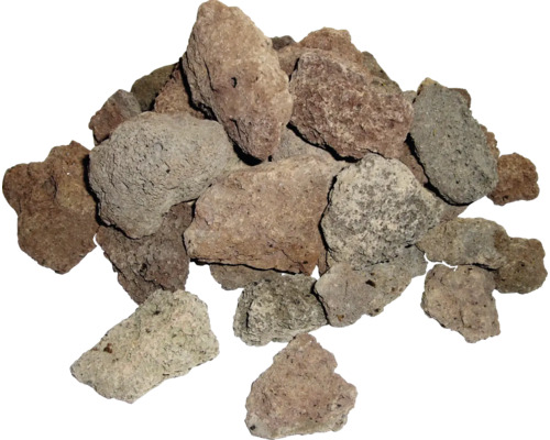 Hög med lavastenar för trädgårds- och landskapsarkitektur