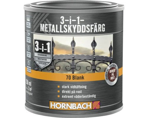 3-i-1 metallskyddsfärg i en burk