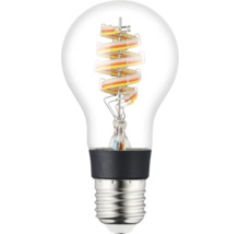 Dekorativ LED-lampa med E27-sockel och spiralformad glödtråd