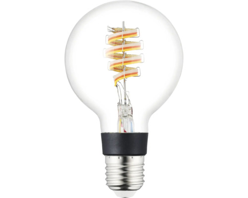 Glödlampa med spiralformad glödtråd
