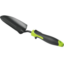 Trädgårdsspade med mätskala och ergonomiskt handtag