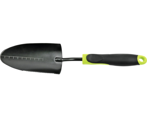 Trädgårdsspade med mätskala