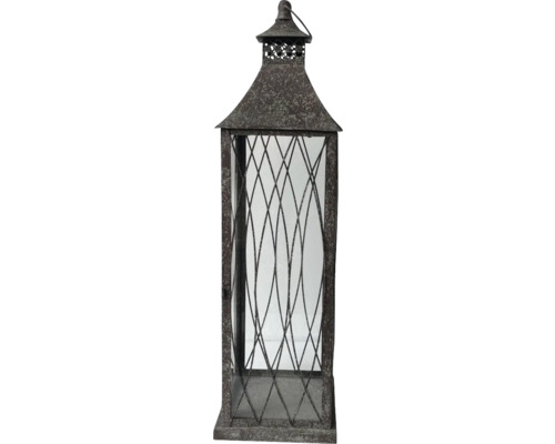 Lyckta av metall med glasfönster