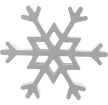 Dekorativ snöflinga hänge av trä