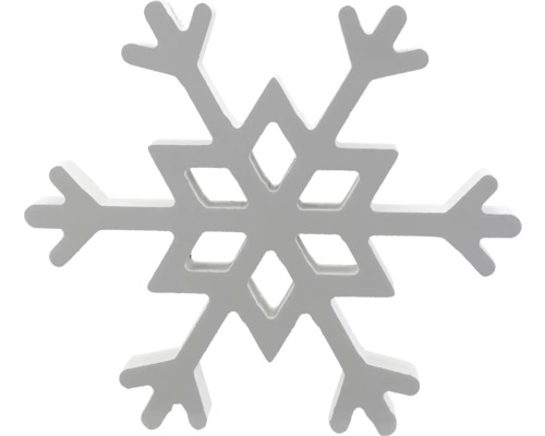 Dekorativ snöflinga hänge av trä