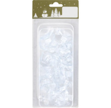 Förpackning med transparenta hängare