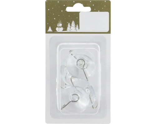 Sugpropp med krok i blisterförpackning