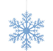 Dekorativ snöflinge hänge med upphängningsanordning