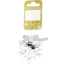 Juldekoration snöflinga med klockor för upphängning